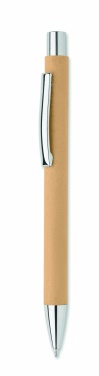 Logo trade promotional gifts image of: Recycled paper push ball pen