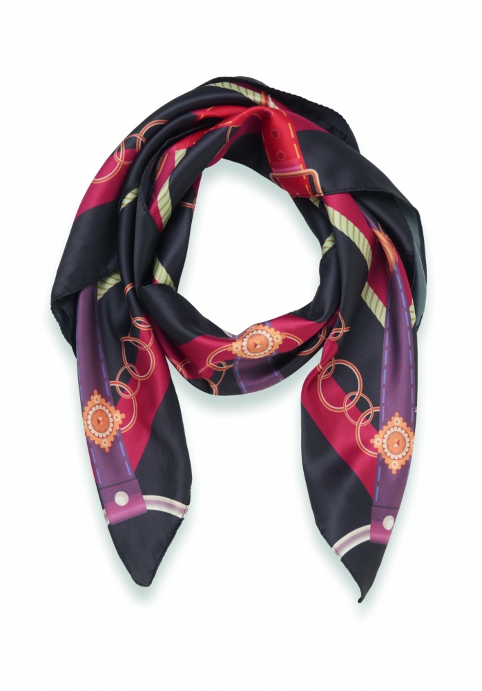 Logo trade promotional merchandise image of: Shawl recycled satin polyester