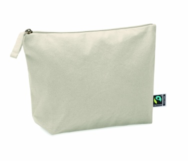 Logo trade promotional merchandise image of: Cosmetic bag Fairtrade