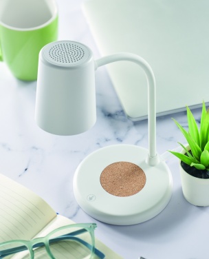 Logo trade promotional item photo of: Wireless charger, lamp speaker