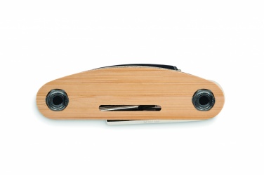 Logo trade business gift photo of: Multi tool pocket in bamboo