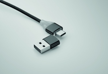 Logotrade promotional product image of: 4 in 1 charging cable type C