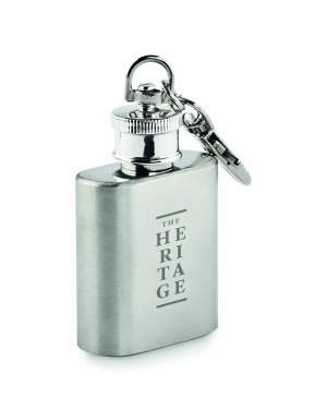 Logo trade promotional gifts image of: Hipflask key ring Joensuu