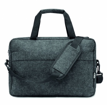 Logotrade promotional giveaway image of: 15 inch RPET felt laptop bag
