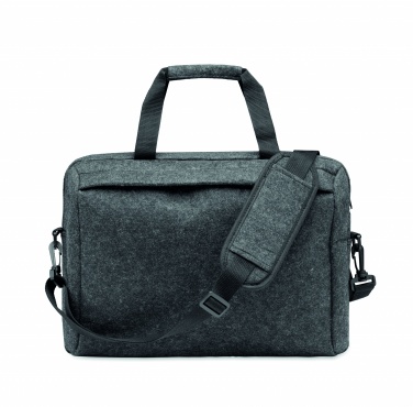 Logo trade advertising products picture of: 15 inch RPET felt laptop bag