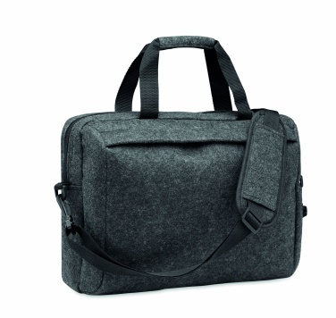 Logotrade promotional product picture of: 15 inch RPET felt laptop bag