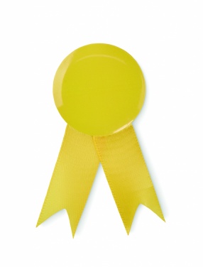 Logo trade promotional giveaways picture of: Ribbon style badge pin