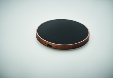 Logotrade promotional merchandise image of: Wireless charger in acacia 15W