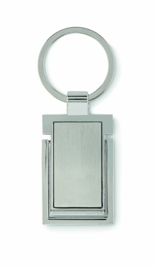Logo trade advertising products image of: Metal key ring phone stand Seinajoki