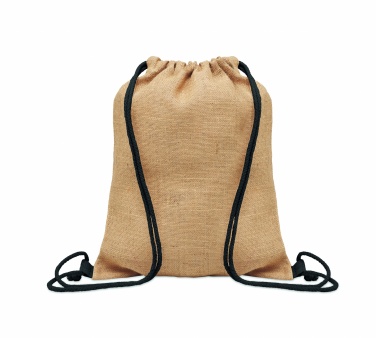 Logo trade promotional products picture of: Jute drawstring bag