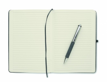 Logotrade business gift image of: Recycled leather notebook set