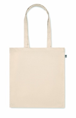 Logo trade promotional merchandise image of: Organic cotton shopping bag