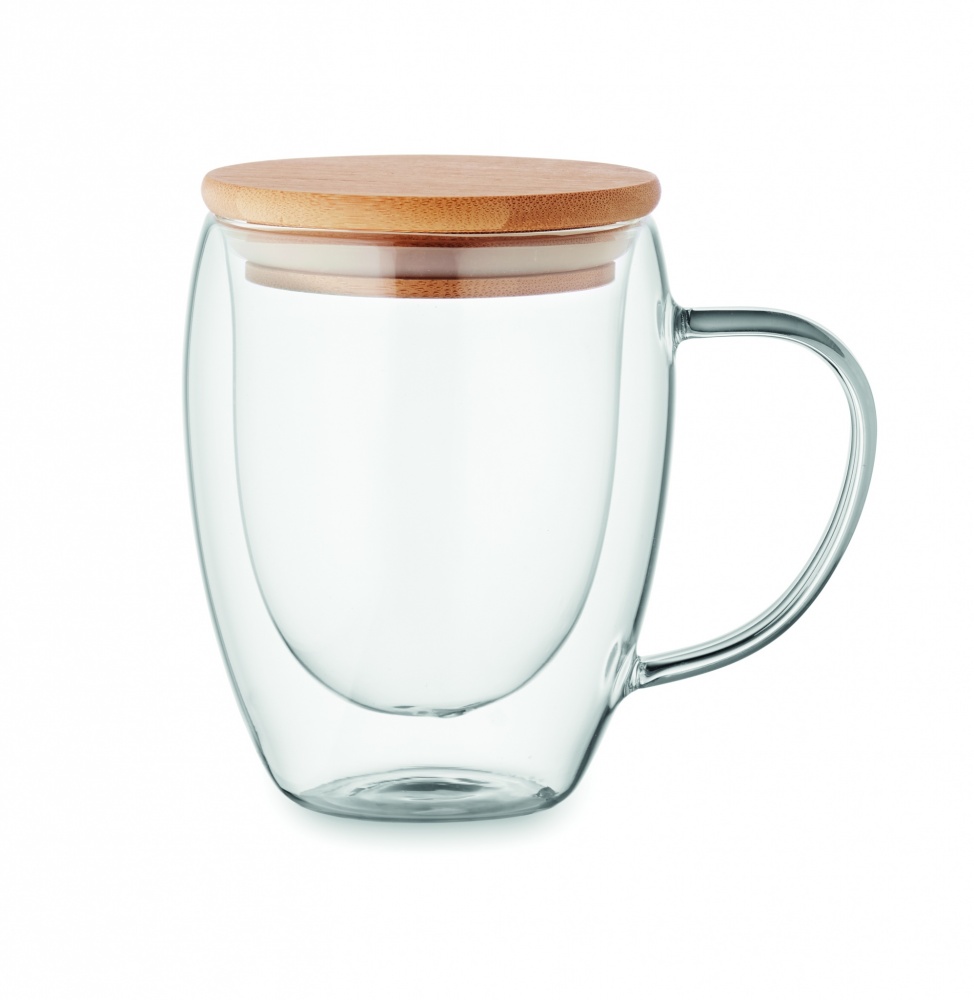 Logotrade promotional items photo of: Double wall borosilicate mug