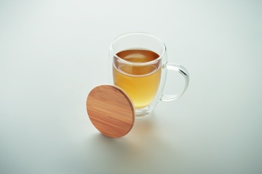 Logo trade promotional gift photo of: Double wall borosilicate mug