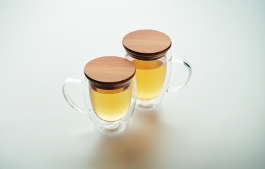 Logotrade promotional item picture of: Double wall borosilicate mug