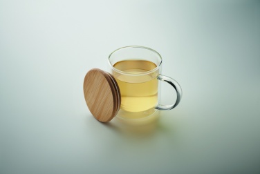 Logo trade corporate gifts image of: Double wall borosilicate mug