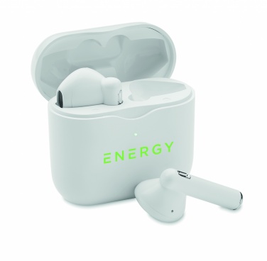 Logo trade promotional merchandise photo of: TWS earbuds with charging base