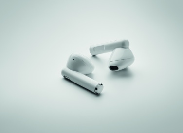 Logo trade promotional merchandise picture of: TWS earbuds with charging base