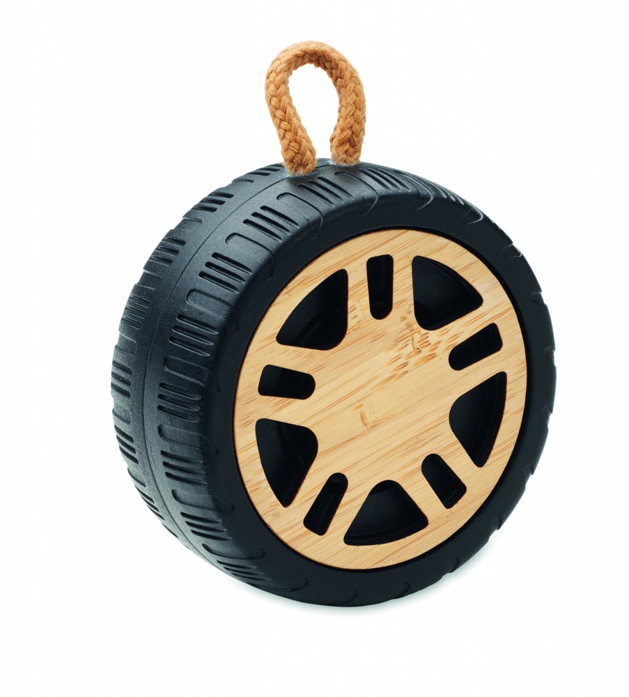 Logotrade promotional product image of: Wireless speaker tire shaped