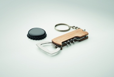 Logo trade promotional giveaways image of: 3 in 1 bamboo pocket tool