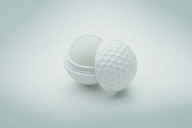 Logo trade promotional items image of: Lip balm in golf ball shape