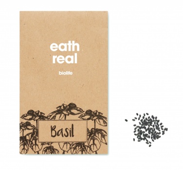 Logotrade promotional gifts photo of: Basil seeds in craft envelope