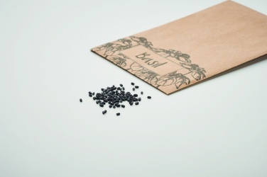 Logotrade promotional merchandise photo of: Basil seeds in craft envelope