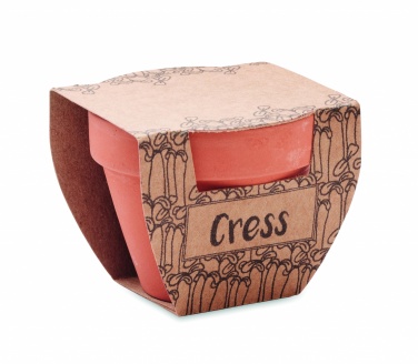 Logotrade promotional item picture of: Terracotta pot cress seeds