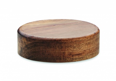 Logotrade promotional merchandise image of: Wireless charger in acacia 15W