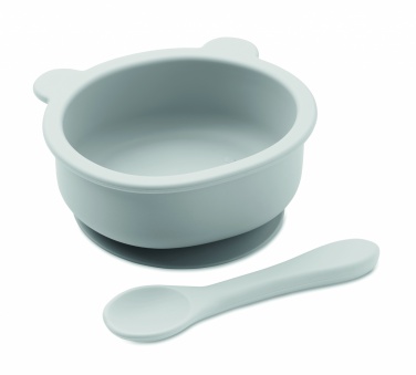 Logotrade advertising product picture of: Silicone spoon, bowl baby set