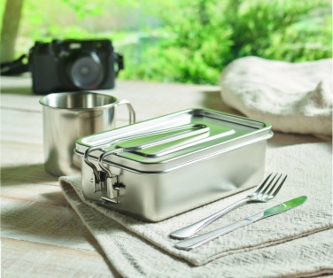 Logo trade promotional products picture of: Stainless steel lunch box