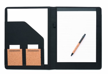 Logo trade promotional merchandise image of: A4 cork conference folder