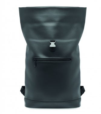 Logotrade promotional item image of: Laptop PU Rolltop backpack