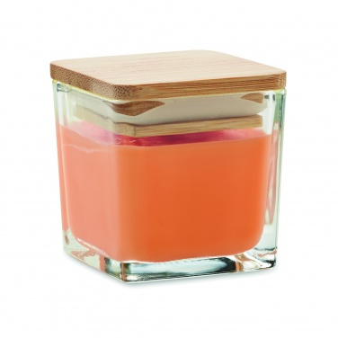 Logotrade promotional item image of: Squared fragranced candle 50gr