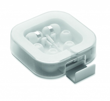 Logo trade promotional merchandise photo of: Ear phones with silicone covers