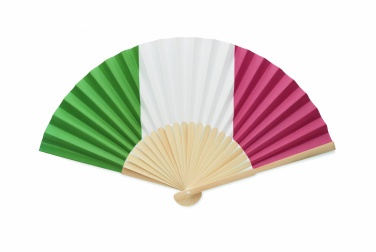 Logo trade advertising product photo of: Manual fan flag design