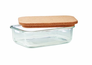 Logotrade promotional gifts photo of: Glass lunch box with cork lid