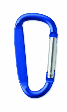 Logo trade promotional merchandise photo of: Carabiner clip in aluminium.