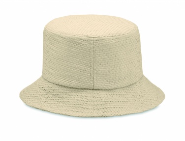 Logo trade promotional gifts image of: 9aper straw bucket hat