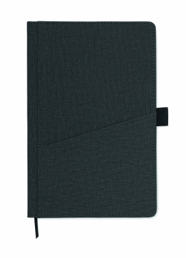 Logo trade promotional products image of: A5 notebook PU front pocket
