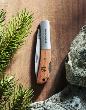 Logotrade promotional giveaways photo of: Foldable knife in acacia wood