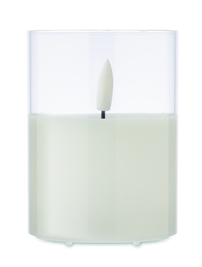 Logotrade promotional giveaway picture of: LED wax candle in glass holder
