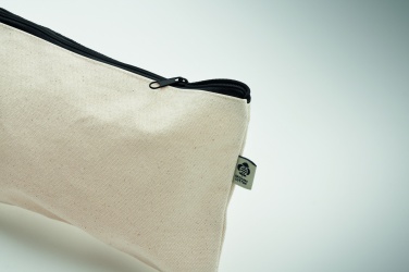 Logo trade promotional items image of: Cosmetic bag cotton 340 gr/m²