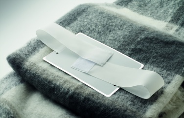 Logo trade promotional giveaways image of: Chequered mohair blanket