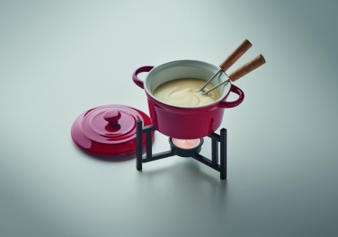Logo trade advertising products picture of: Ceramic fondue set 300 ml