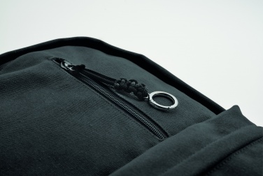 Logo trade promotional items picture of: A 15-inch laptop backpack made of recycled pre-consumer cotton with customizable printing