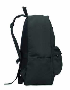 Logotrade promotional gifts photo of: A 15-inch laptop backpack made of recycled pre-consumer cotton with customizable printing