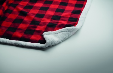 Logotrade promotional item image of: RPET sherpa fleece blanket