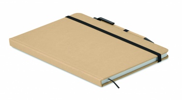 Logo trade promotional gifts image of: A5 notebook in recycled carton
