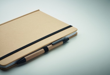 Logotrade promotional giveaway image of: Caratil A5 notebook in recycled carton